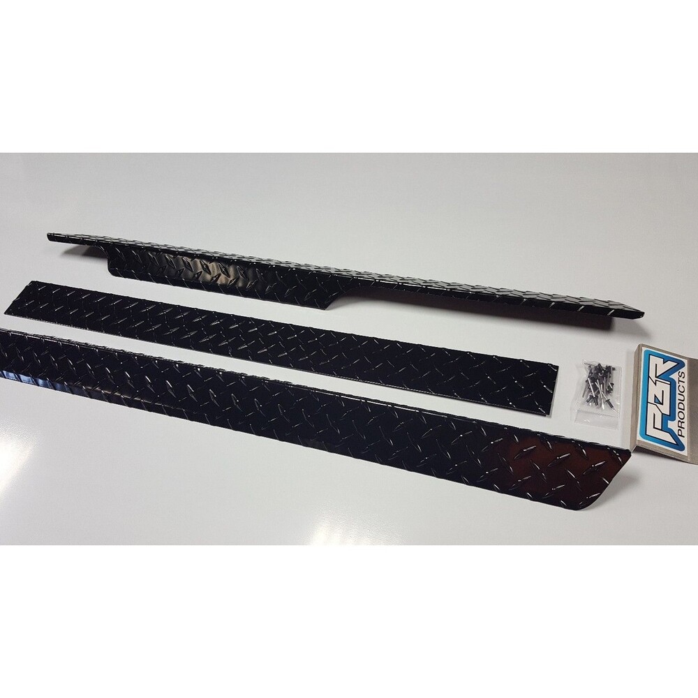 EZGO TXT Golf Cart Diamond Plate Rocker Panel covers kick 1994-2012 BLACK USA
